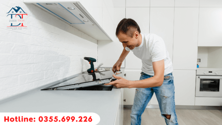 sửa bếp từ tại nhà